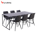 Free Sample Tempered Extendable Designer Top Folding Contemporary 4 Seater Fiberglass Glass Dining Table